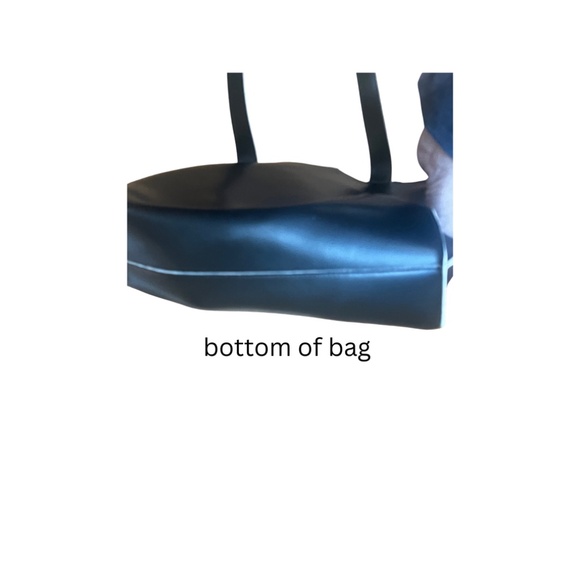 Vintage FURLA Black Leather Shoulder Bag Made in Italy - Picture 5 of 6